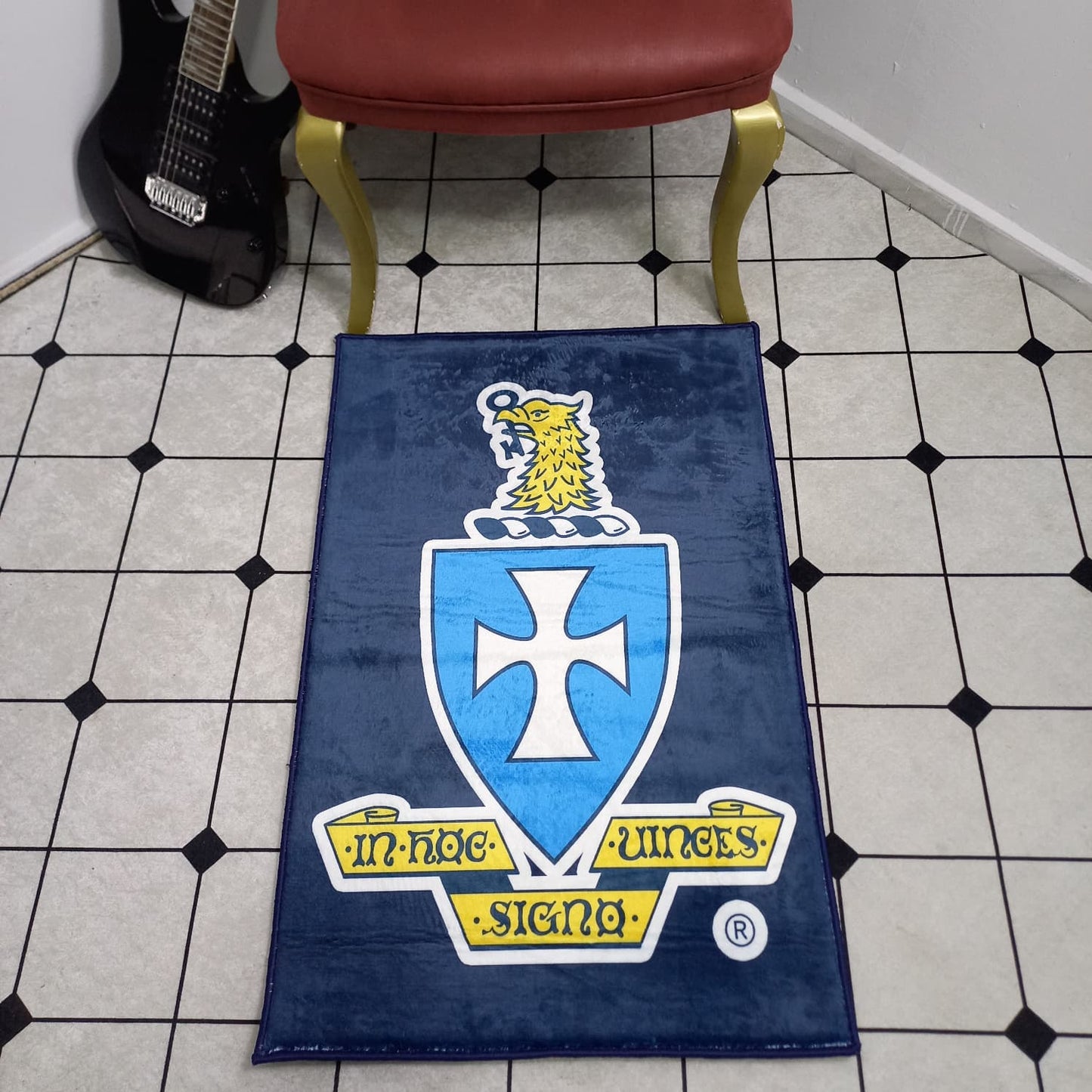 Sigma Chi Crest Rug – Officially Licensed Fraternity Decor