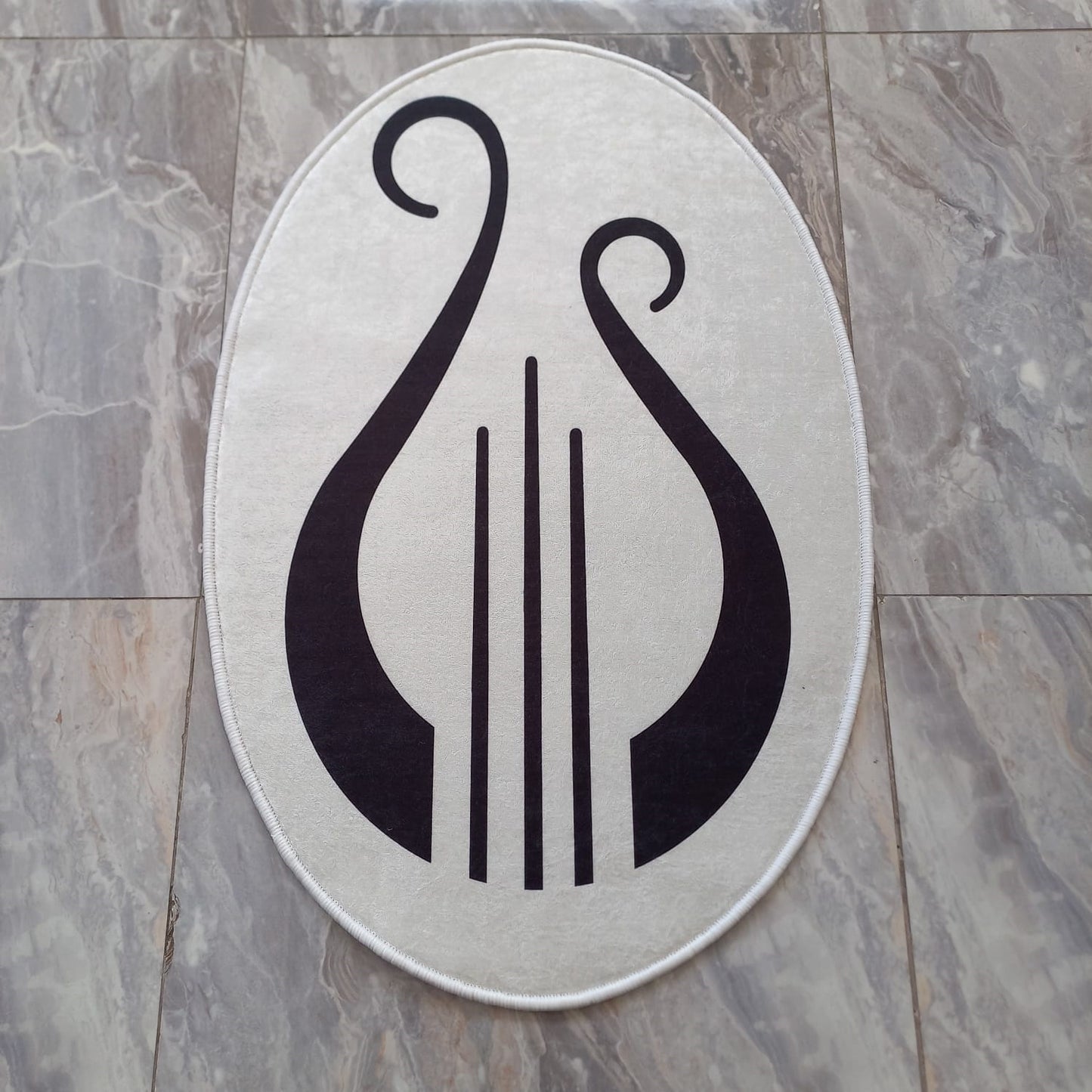 Alpha Chi Omega Lyre Rug – Officially Licensed Sorority Symbol Decor