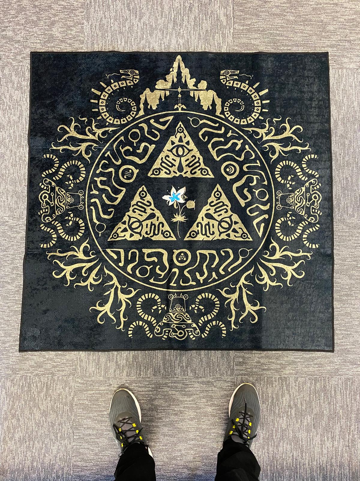 Legend of Hyrule Triforce Rug – Mystical Gaming Room & Home Decor