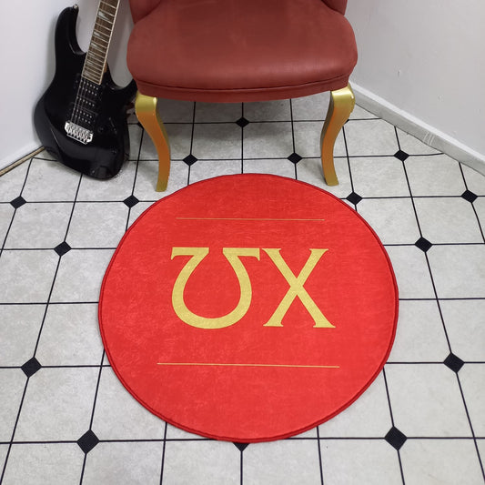 Chi Omega Round Rug – Officially Licensed Sorority Decor