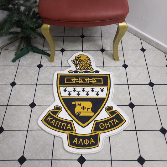 Kappa Alpha Theta Crest Rug – Officially Licensed Fraternity Decor