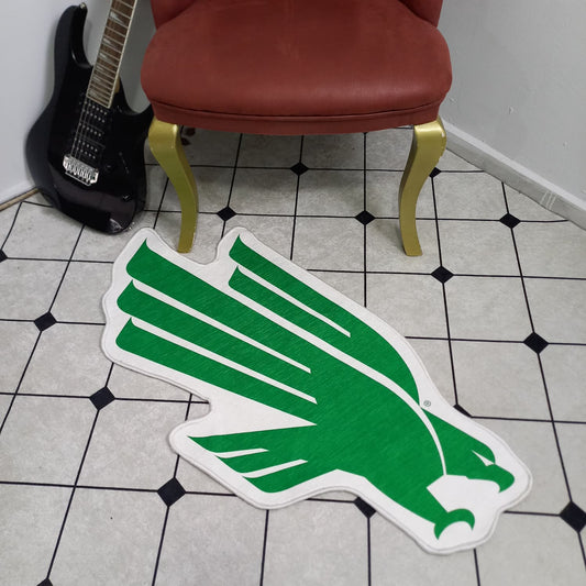 University of North Texas Eagle Logo Rug – Officially Licensed UNT Spirit Decor