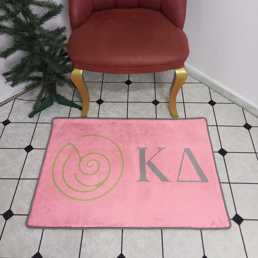 Kappa Delta Pink Rug – Officially Licensed Sorority Decor