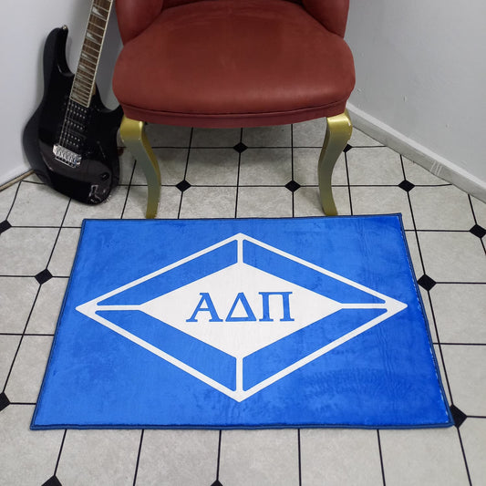 Alpha Delta Pi Bold Blue Rug – Officially Licensed Sorority Decor