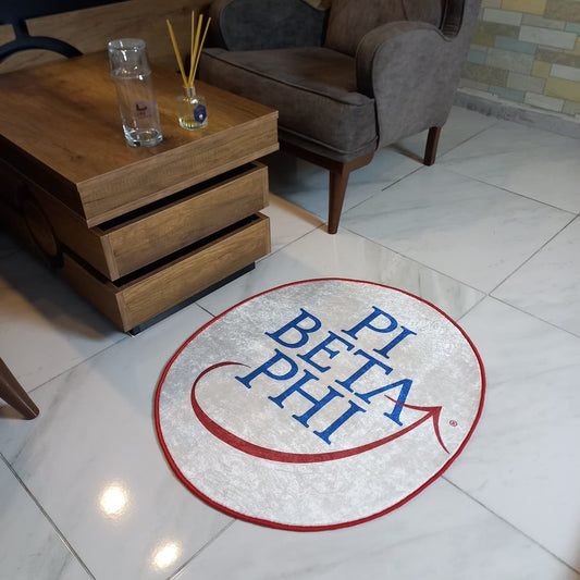 Pi Beta Phi Logo Rug – Officially Licensed Sorority Decor