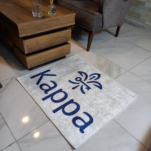 Kappa Kappa Gamma Logo Rug – Officially Licensed Sorority Decor